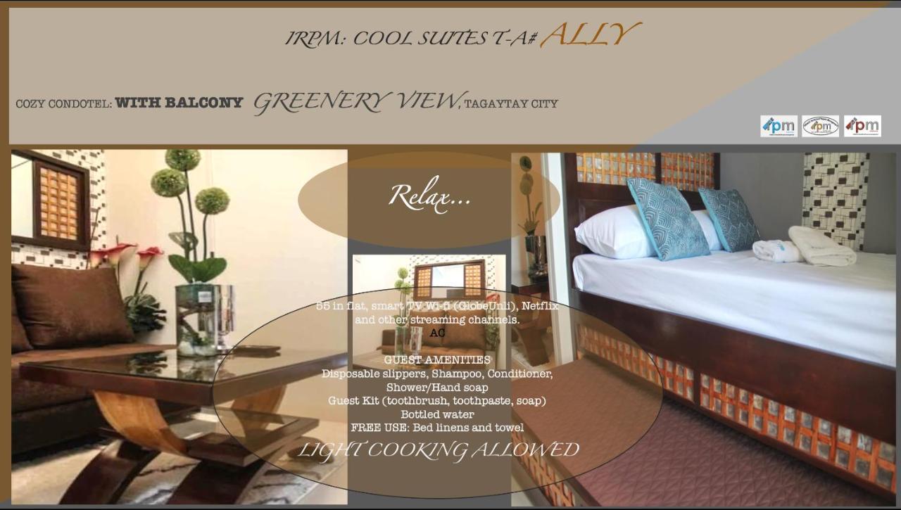 Irpm Coolsuites #Ally Wind Residences 1Br Tower A Greenery View Tagaytay City Exterior foto